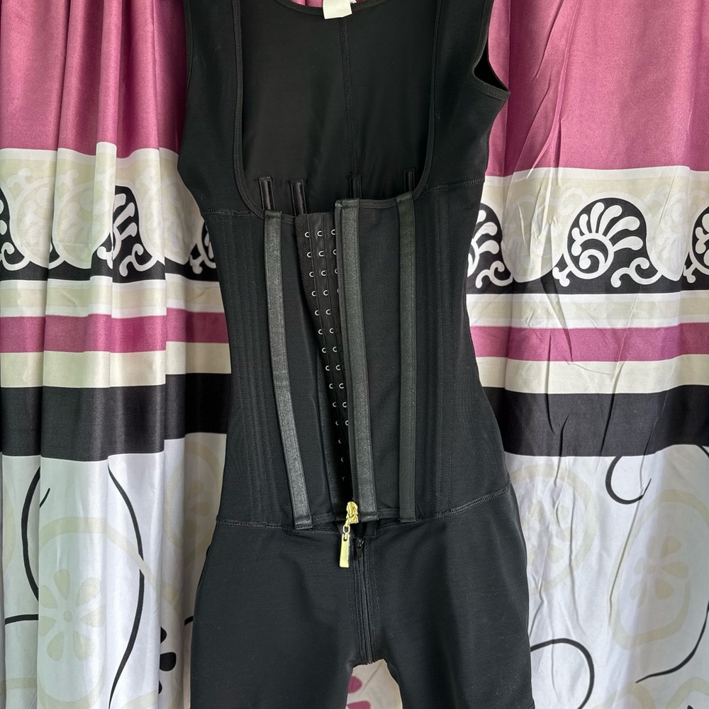 Black Waist Trainer Bodysuit